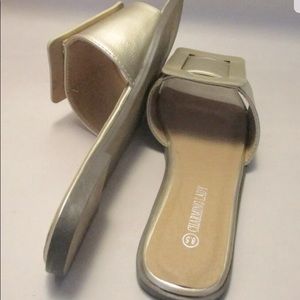Gold Faux Slide, New With No Tags.